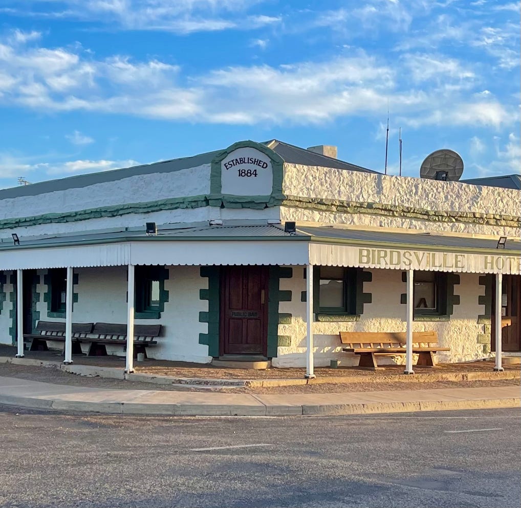 Birdsville Hotel as seen on a Birdsville, Innamincka and Simpson Desert tour