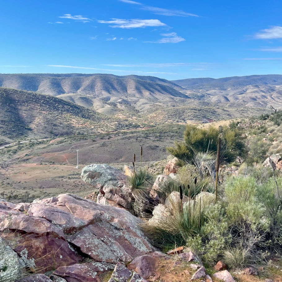 View from a local walking track in the Flinders Ranges