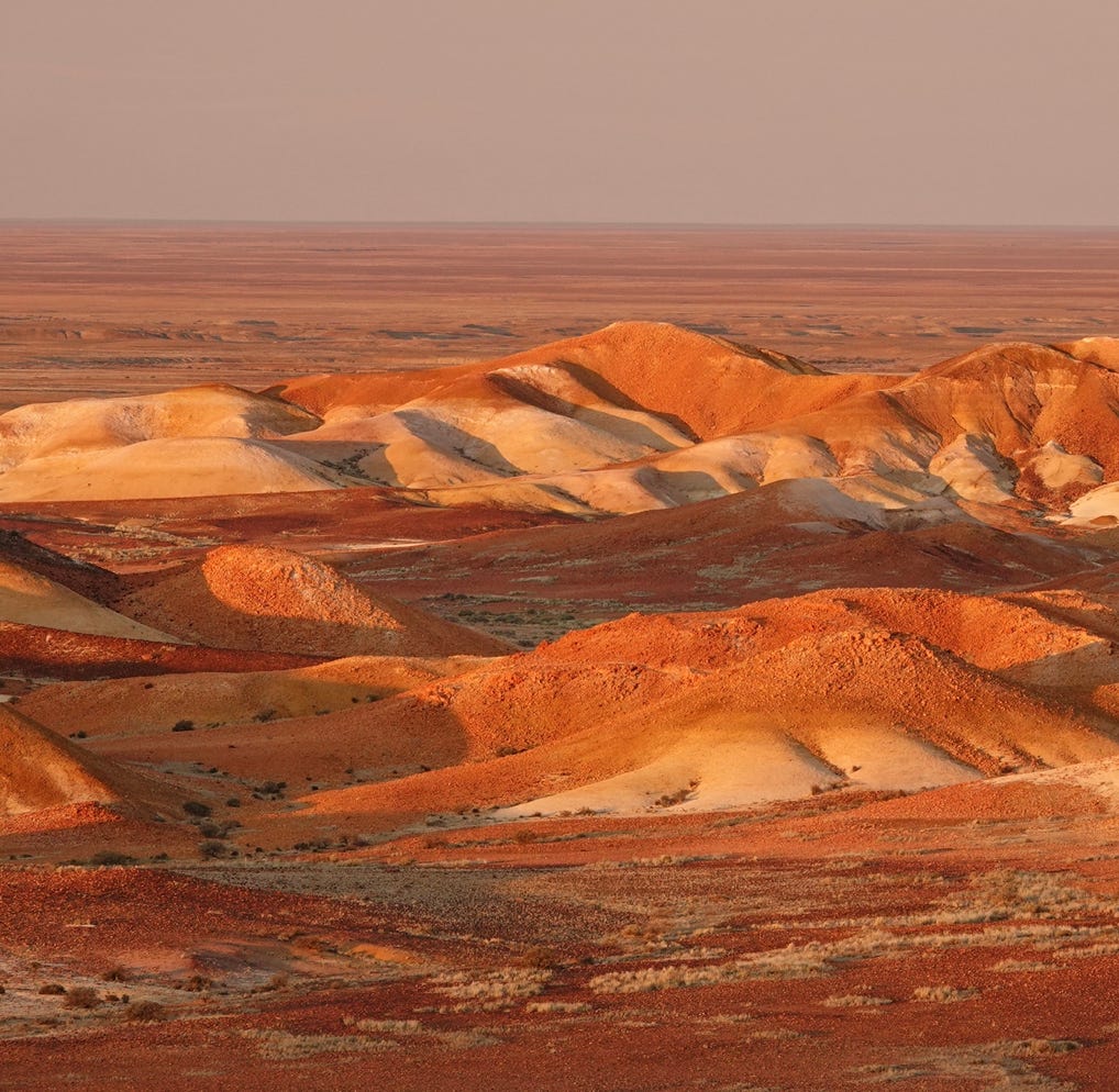view of the breakaways at Coober Pedy taken on a recent tour